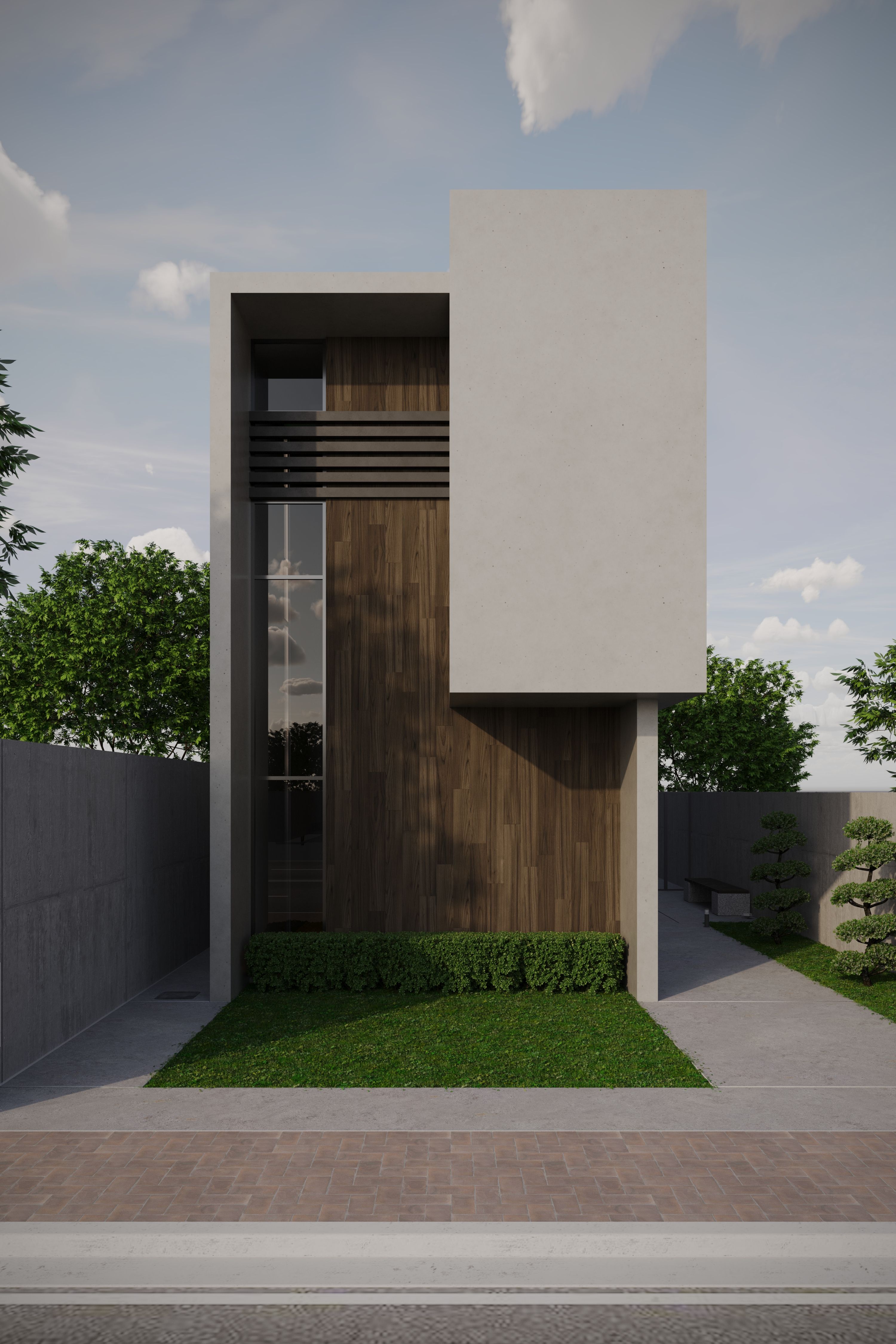 3D Front Elevation & Rendering Gallery